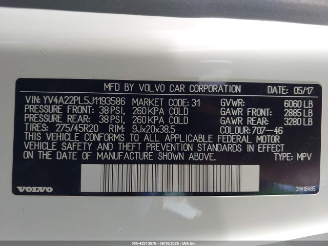 2018 VOLVO XC90 YV4A22PL5J1193586 Photo 8