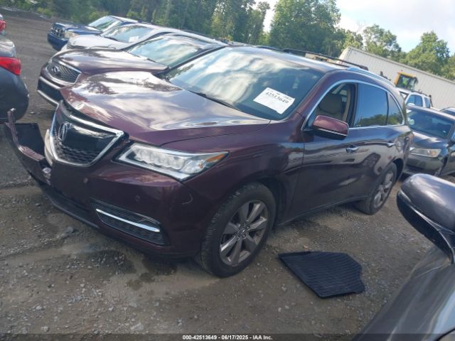2014 ACURA MDX 5FRYD3H87EB007179 Photo 1
