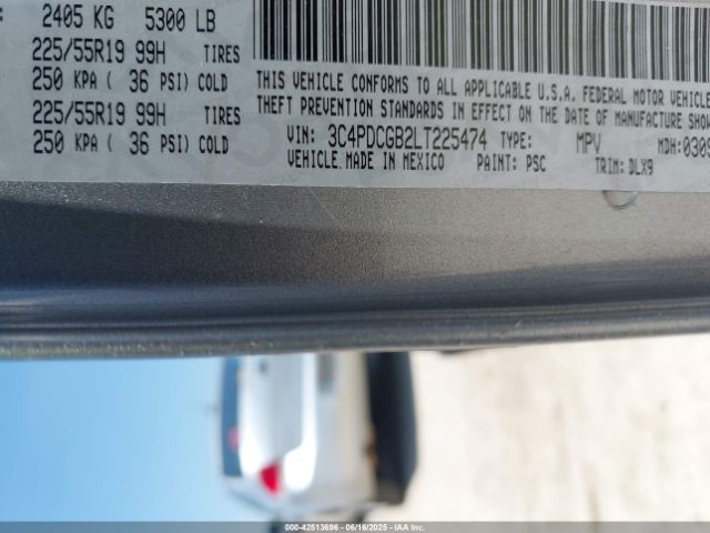 2020 DODGE JOURNEY 3C4PDCGB2LT225474 Photo 8