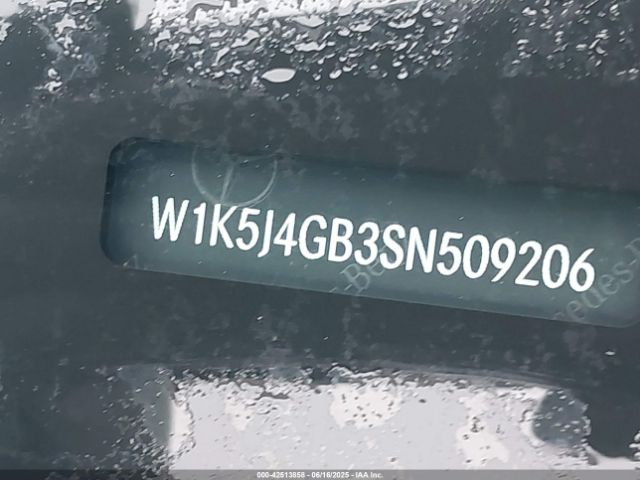 W1K5J4GB3SN509206 Mercedes-Benz Cla 250 Coupe
