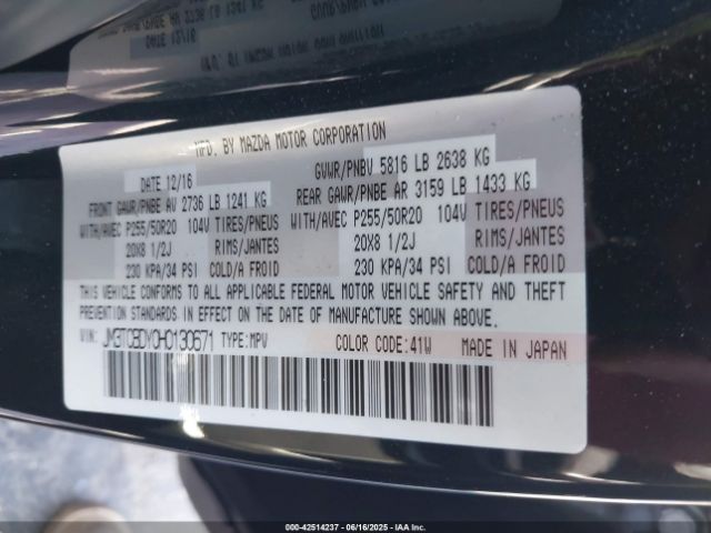 JM3TCBDY0H0130671 Mazda py