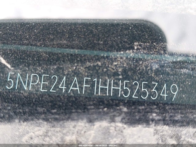5NPE24AF1HH525349 Hyundai Sonata