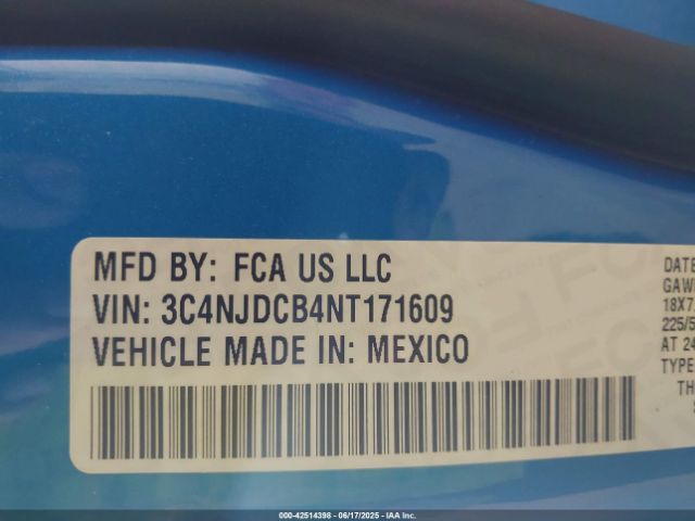 2022 JEEP COMPASS 3C4NJDCB4NT171609 Photo 8