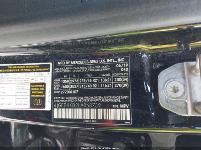 2020 MERCEDES-BENZ GLE 350 4JGFB4KB2LA068739 Photo 8