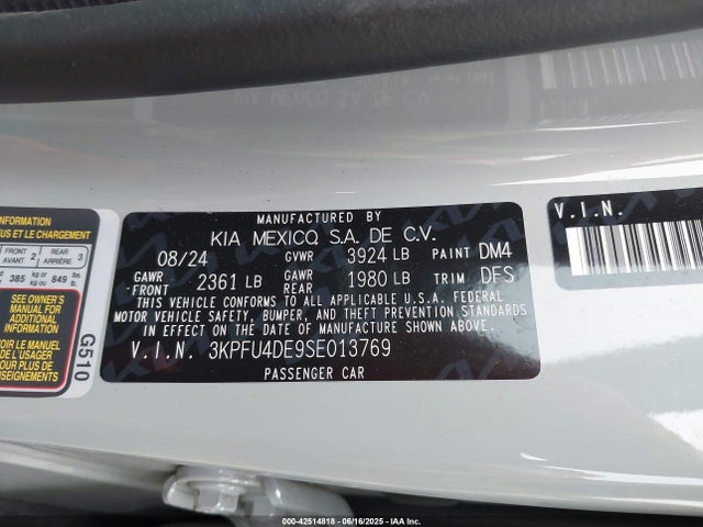 KIA k4 2025 3KPFU4DE9SE013769 Image 9