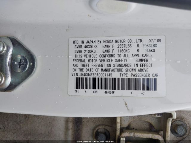 2010 ACURA TSX JH4CU4F63AC001145 Photo 8