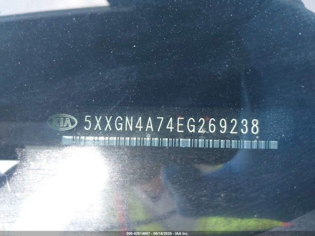 5XXGN4A74EG269238 KIA dohc gdi theta ii