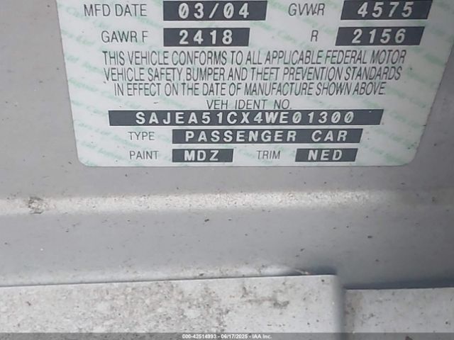 2004 JAGUAR X-TYPE SAJEA51CX4WE01300 Photo 8