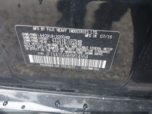 2017 SUBARU WRX JF1VA1E69H9814554 Photo 8