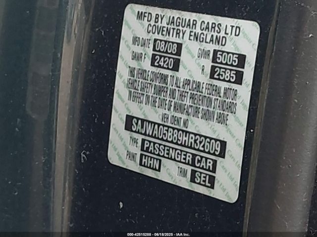 2009 JAGUAR XF SAJWA05B89HR32609 Photo 8