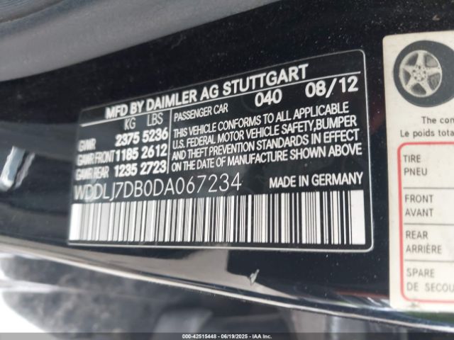 2013 MERCEDES-BENZ CLS 550 WDDLJ7DB0DA067234 Photo 8
