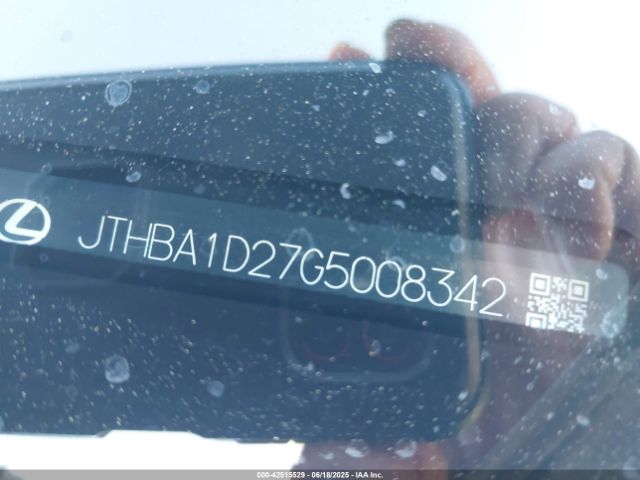 JTHBA1D27G5008342 Lexus 8ar-fts
