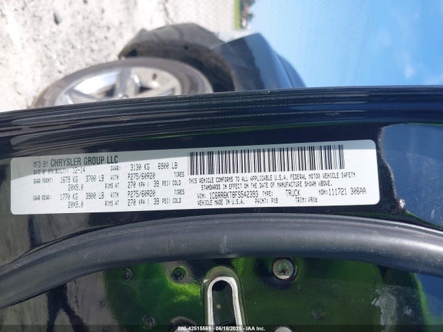 1C6RR6KT8FS542393 RAM 1500