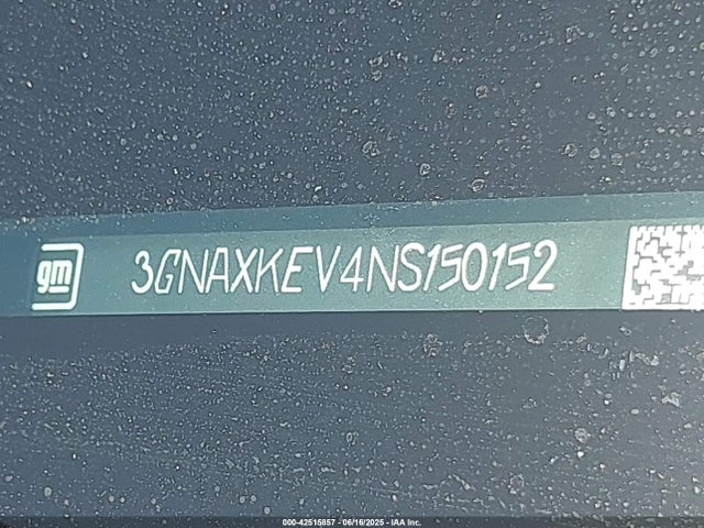3GNAXKEV4NS150152 Chevrolet lyx