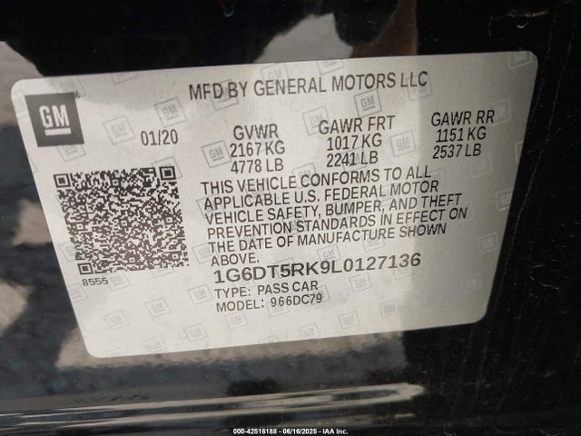 2020 CADILLAC CT5 1G6DT5RK9L0127136 Photo 8