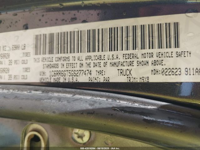 2016 RAM 1500 1C6RR6GT5GS277474 Photo 8
