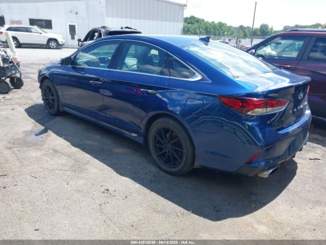 2018 HYUNDAI SONATA 5NPE34AF0JH709037 Photo 2