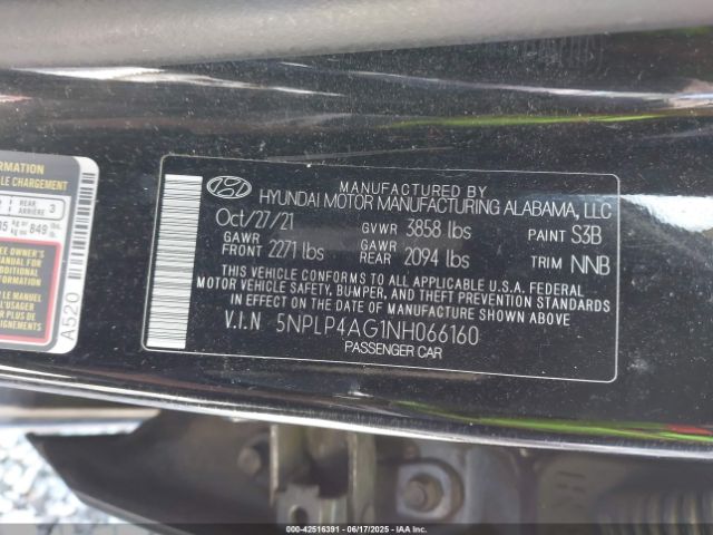 2022 HYUNDAI ELANTRA 5NPLP4AG1NH066160 Photo 8