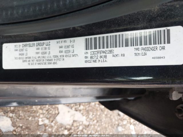 2010 CHRYSLER SEBRING 1C3CC5FB7AN212851 Photo 8