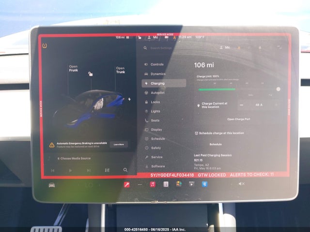 5YJYGDEF4LF034418 Tesla 2020