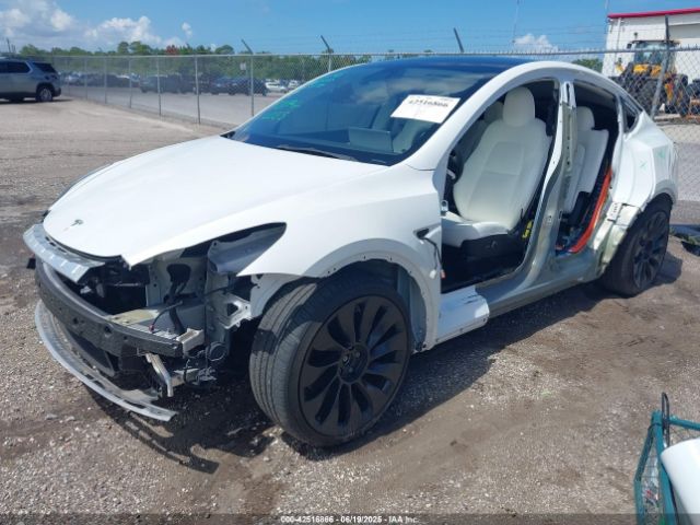 2022 TESLA MODEL Y 7SAYGDEF5NF383111 Photo 1