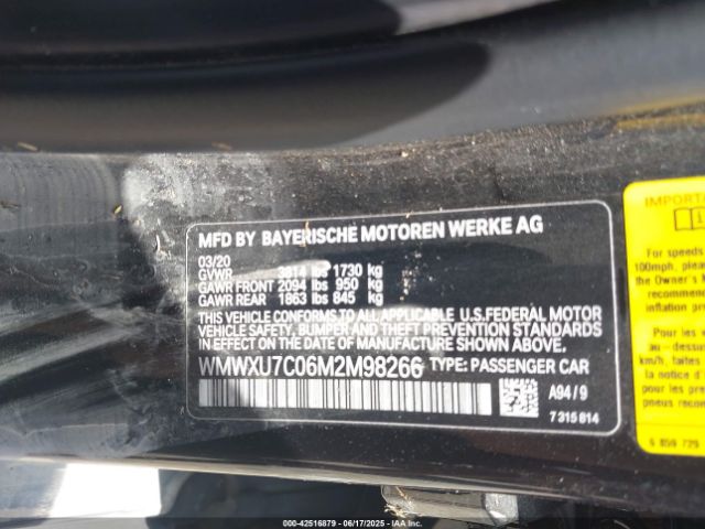 2021 MINI HARDTOP WMWXU7C06M2M98266 Photo 8