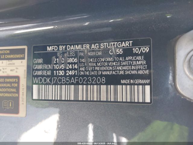 2010 MERCEDES-BENZ E 550 WDDKJ7CB5AF023208 Photo 8