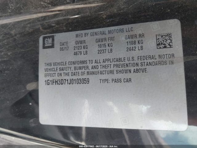 2018 CHEVROLET CAMARO 1G1FH3D71J0103059 Photo 8