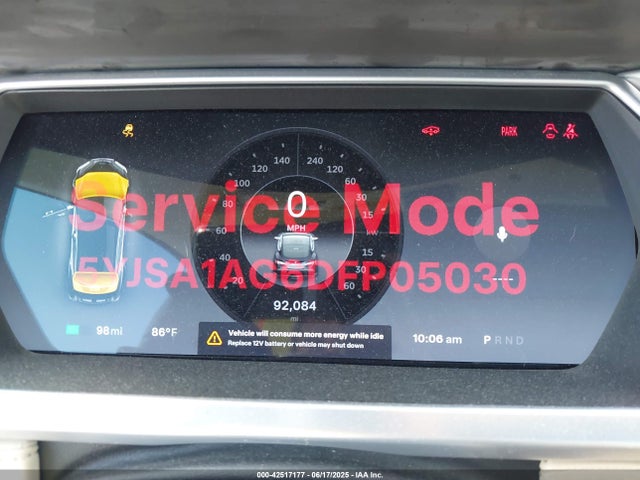 2013 TESLA MODEL S 5YJSA1AG6DFP05030 Photo 6