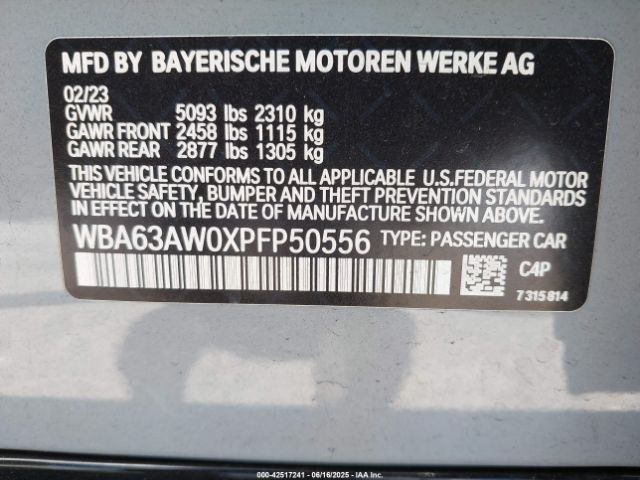2023 BMW M440I GRAN COUPE WBA63AW0XPFP50556 Photo 8