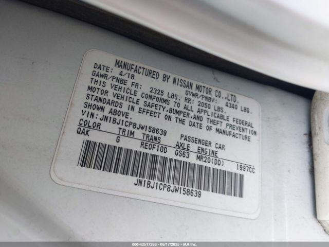 2018 NISSAN ROGUE SPORT JN1BJ1CP8JW158639 Photo 8