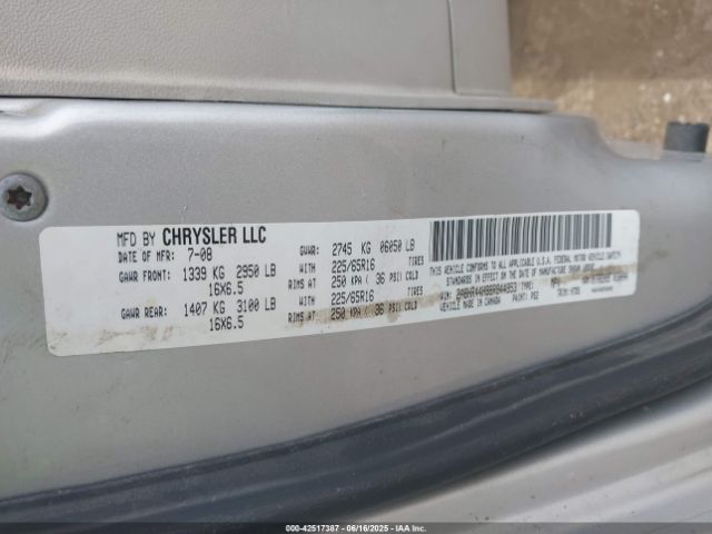 2008 CHRYSLER TOWN & COUNTRY 2A8HR44H98R844953 Photo 8