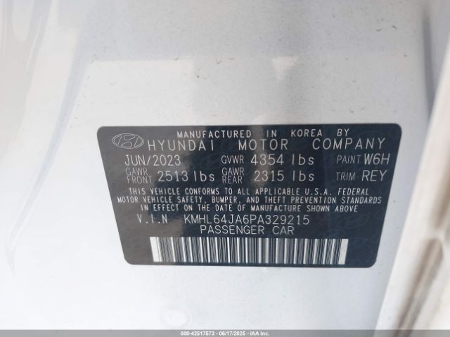 2023 HYUNDAI SONATA KMHL64JA6PA329215 Photo 8