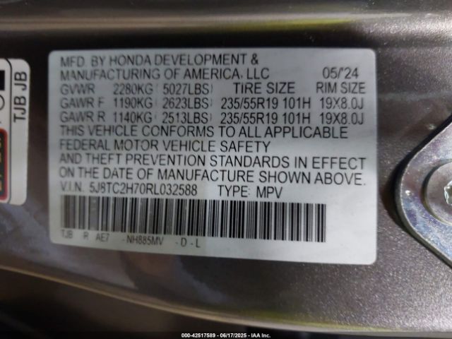 2024 ACURA RDX 5J8TC2H70RL032588 Photo 8