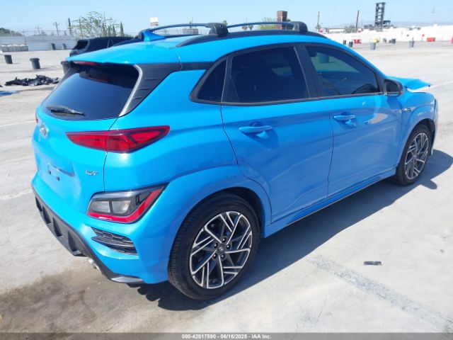 2022 HYUNDAI KONA KM8K33A33NU803150 Photo 3
