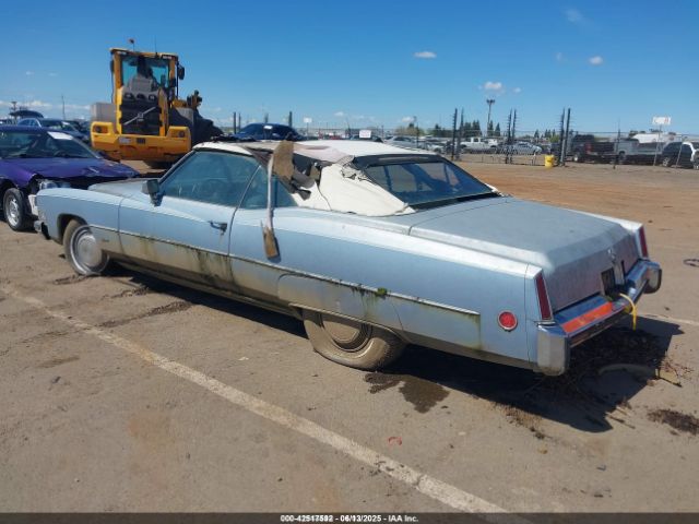 1973 CADILLAC ELDORADO 6L67S3Q430867 Photo 2