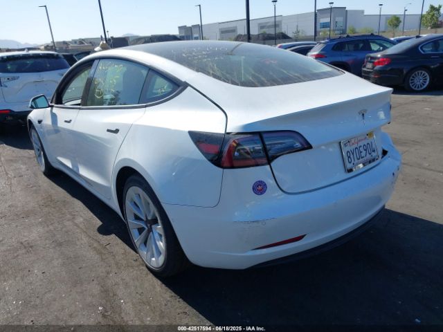 2021 TESLA MODEL 3 5YJ3E1EA0MF076363 Photo 2
