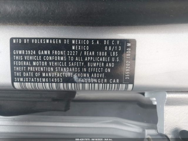 2014 VOLKSWAGEN BEETLE 3VWJX7AT9EM614953 Photo 8