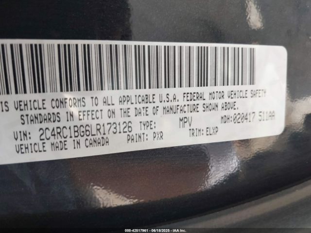 2020 CHRYSLER PACIFICA 2C4RC1BG6LR173126 Photo 8