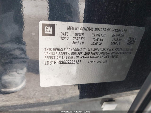 2014 CADILLAC XTS 2G61P5S30E9225121 Photo 8
