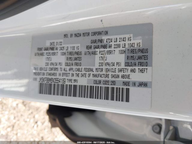 2022 MAZDA CX-5 JM3KFBBM6N0554189 Photo 8