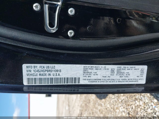 1C4SJVGP6RS113913 Jeep 2024