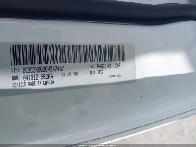 2016 DODGE CHARGER 2C3CDXBG2GH247437 Photo 8