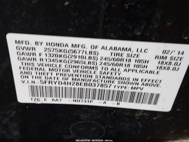 2014 ACURA MDX 5FRYD4H28EB037857 Photo 8
