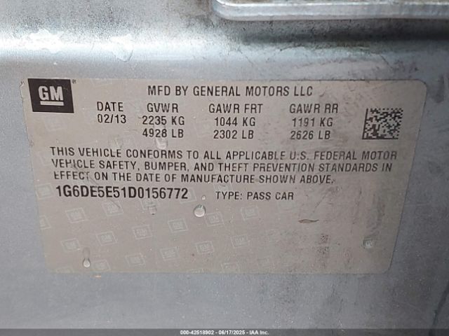 2013 CADILLAC CTS 1G6DE5E51D0156772 Photo 8