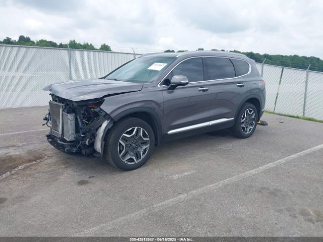 2022 HYUNDAI SANTA FE HYBRID KM8S5DA12NU046580 Photo 1