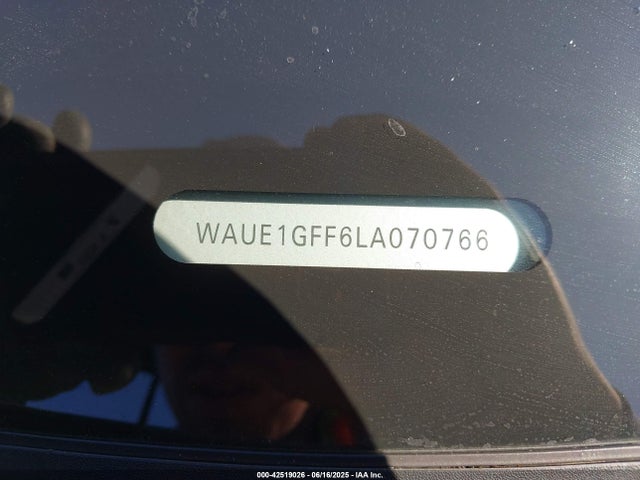 WAUE1GFF6LA070766 Audi 2020