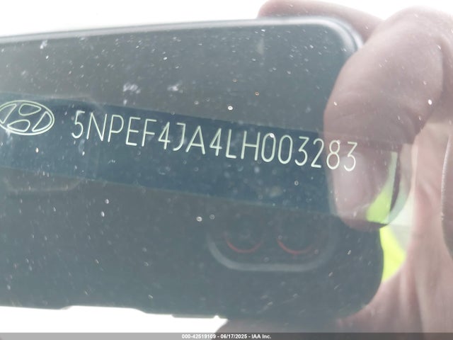5NPEF4JA4LH003283 Hyundai gdi theta iii