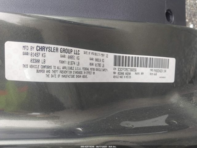 2012 FIAT 500 3C3CFFCR5CT366556 Photo 8