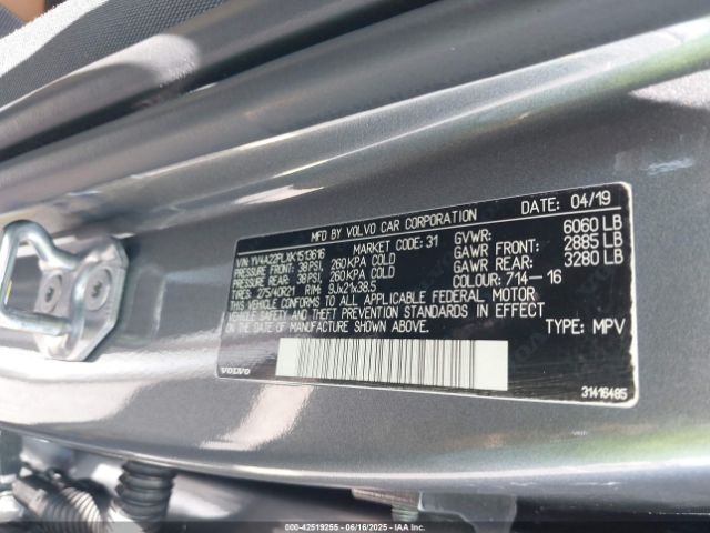 2019 VOLVO XC90 YV4A22PLXK1513616 Photo 8